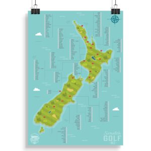 Golf Scratch Map NZ